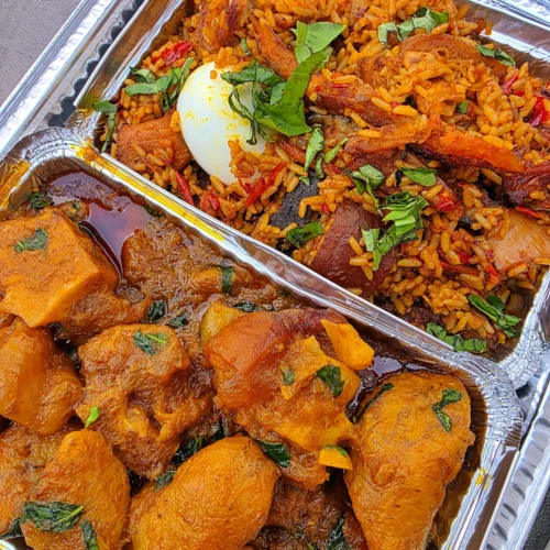 Native Duo (Native Rice & Cowleg Plantain Poridge)