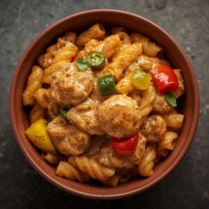 Creamy Caribbean Rasta Pasta