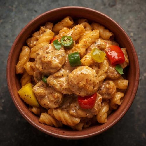 Creamy Caribbean Rasta Pasta