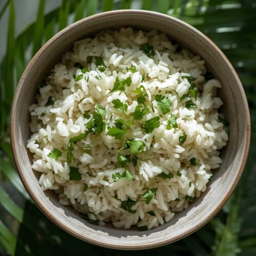 Green Coconut Herb Jasmine Rice