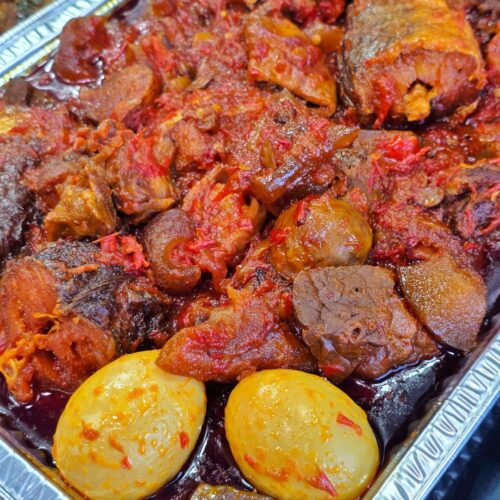 Olori-Ofada Stew Olori-Ofada Stew
