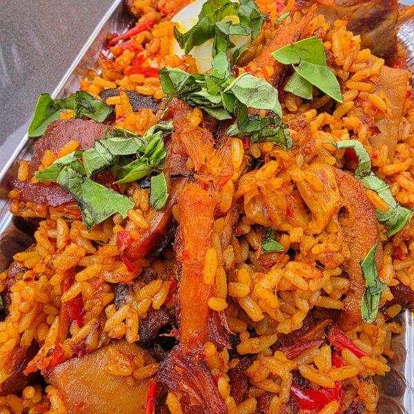Signature Native Rice – Mimiz Catering | The True Taste of Nigeria