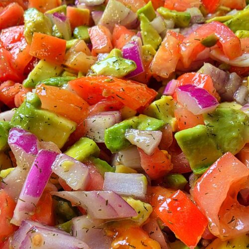 Tomatoe Avocado Salad